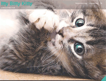 Tablet Screenshot of ittybittykitty.org